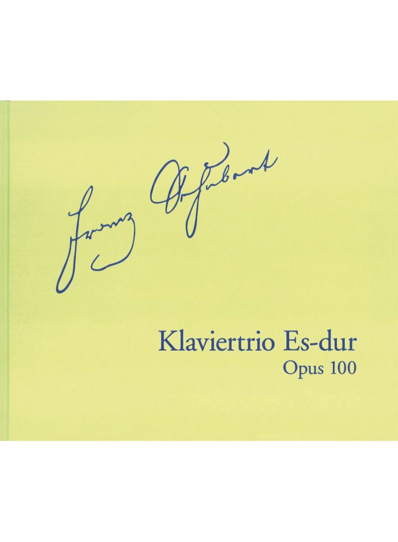 Piano Trio in E flat major op. 100 D 929