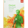 Clarinet exam pieces 2022-25 grade 3