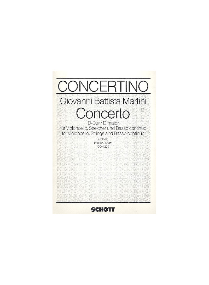 Concerto D-Dur - score