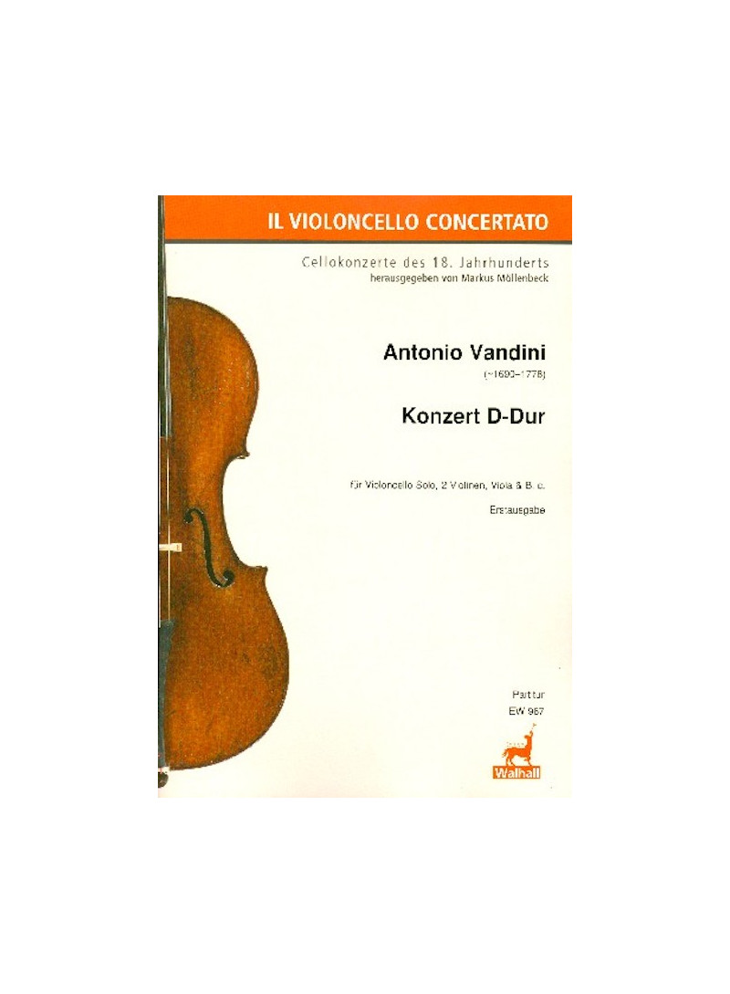 Konzert D-Dur für Violoncello solo, 2 Vi