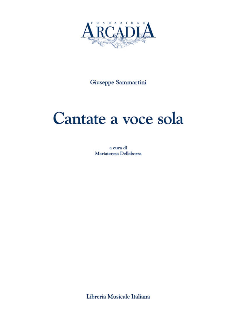 Cantate a voce sola