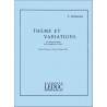 Thème et variations  - timpani drums  pf