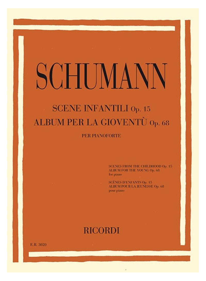 SCHUMANN - SCENE INFANTILI - PIANOFORTE