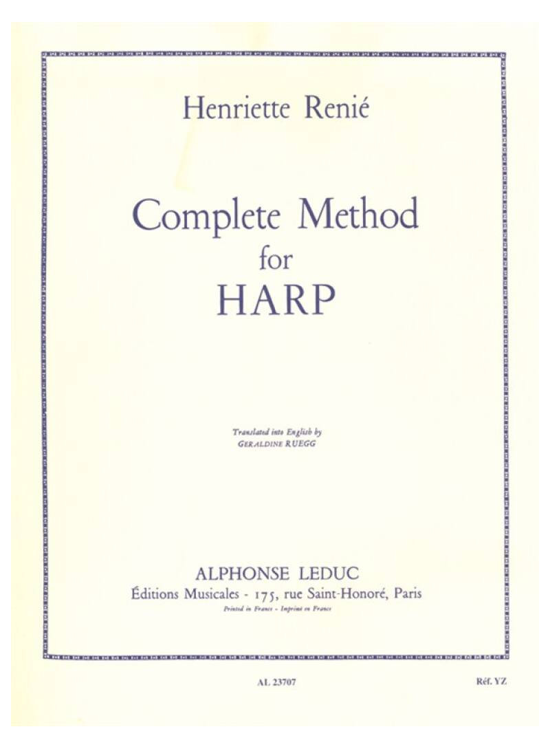 Complete method for harp vol. 1