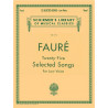 FAURE' - CANZONI