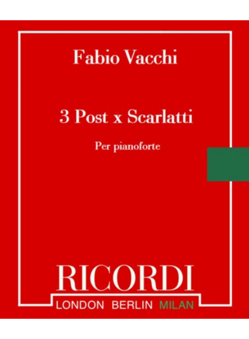 VACCHI - POST PER SCARLATTI - PIANO