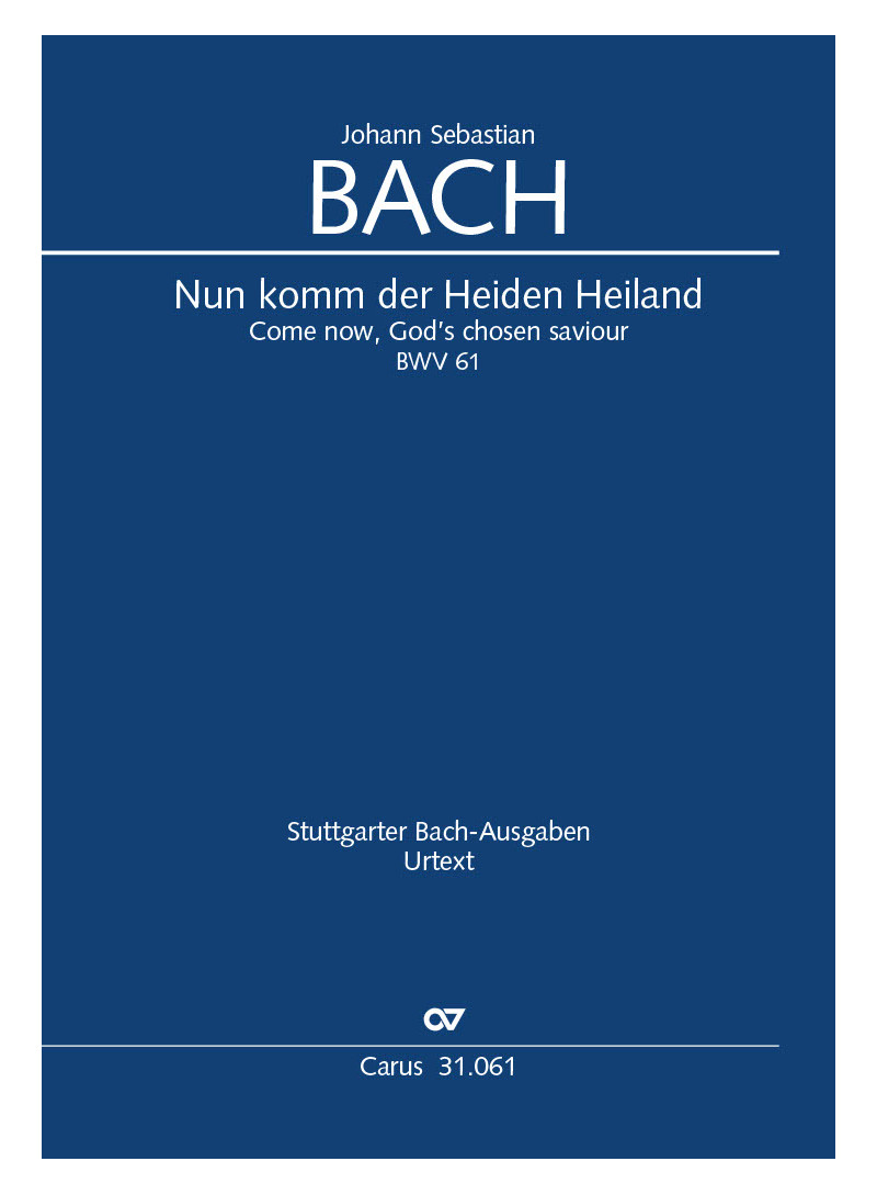 BACH - VENI REDEMPTOR GENTIUM