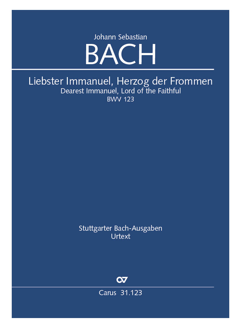 Liebster Immanuel, Herzog der Frommen - bach - cantata