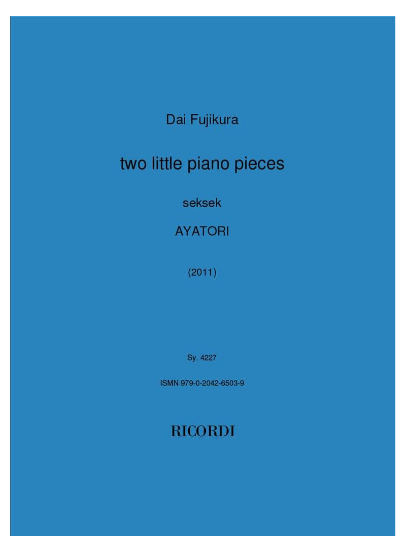 Two little piano pieces