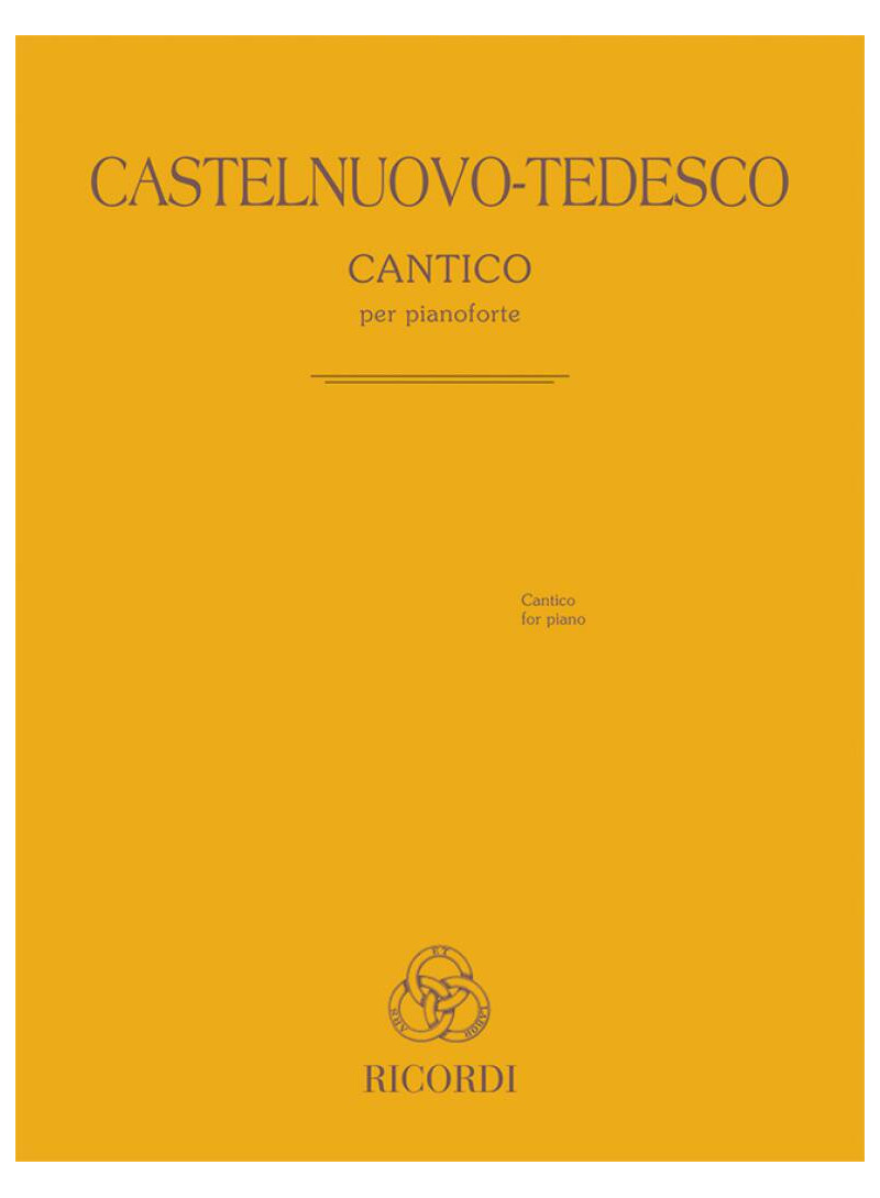 castelnuovo tedesco - pianoforte -. cantico