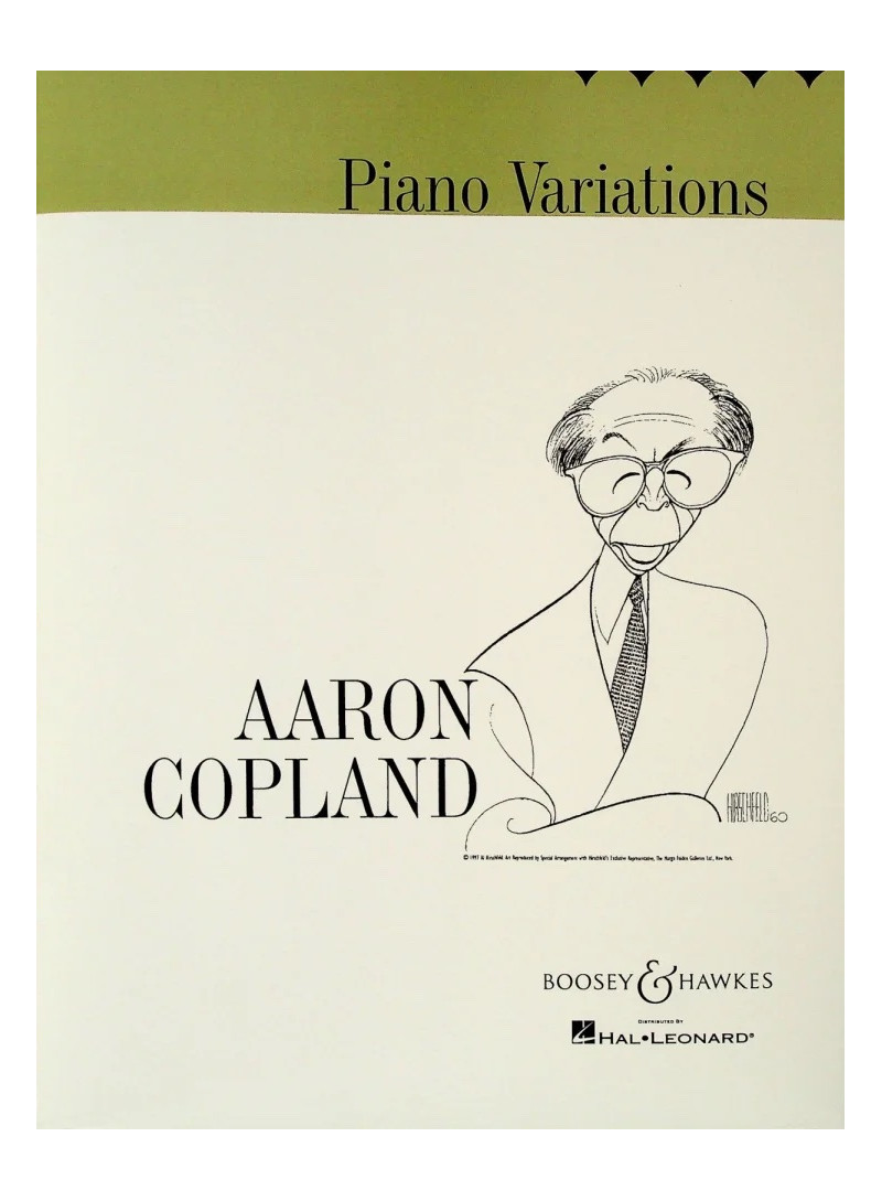 Piano Variations  Aaron Copland PIANOFORTE .