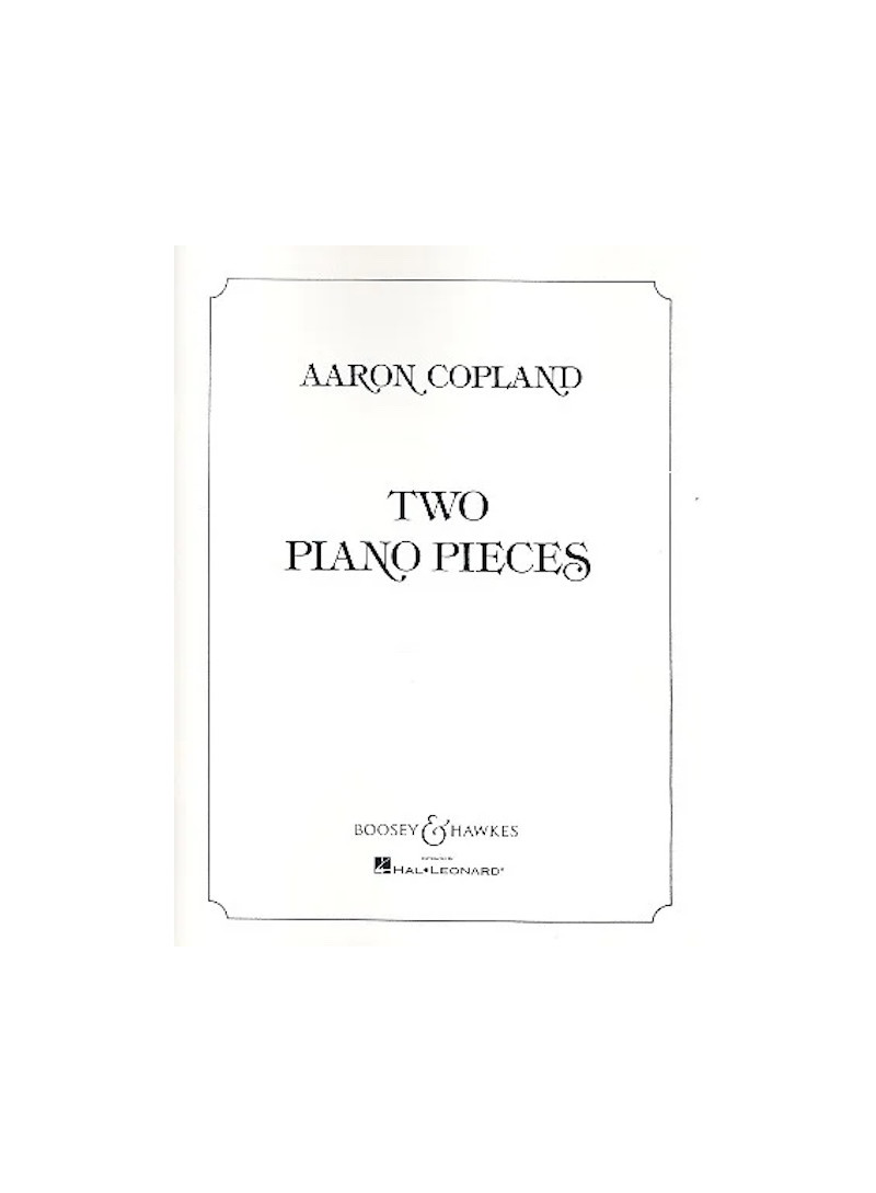 TWO PIANO PIECES - PIANOSOLO - COPLAND