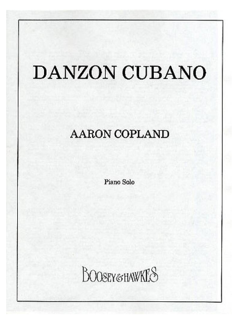 DANZON CUBANO - COPLAND - PIANOFORTE