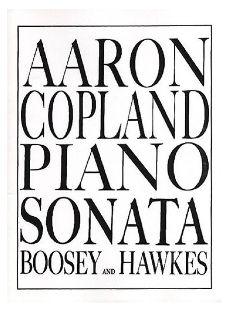 COLPAND - PIANO SONATA - BOOSEY