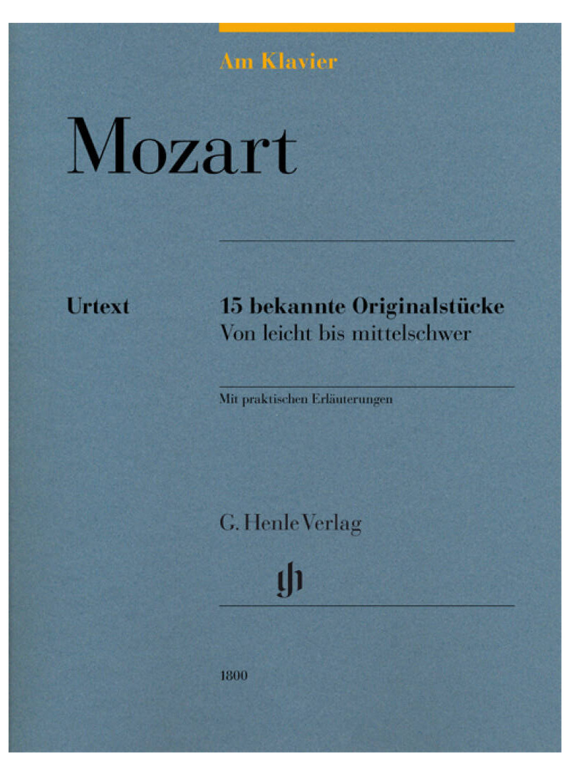 15 PEZZI  PER STUDENTI - MOZART - PIANO