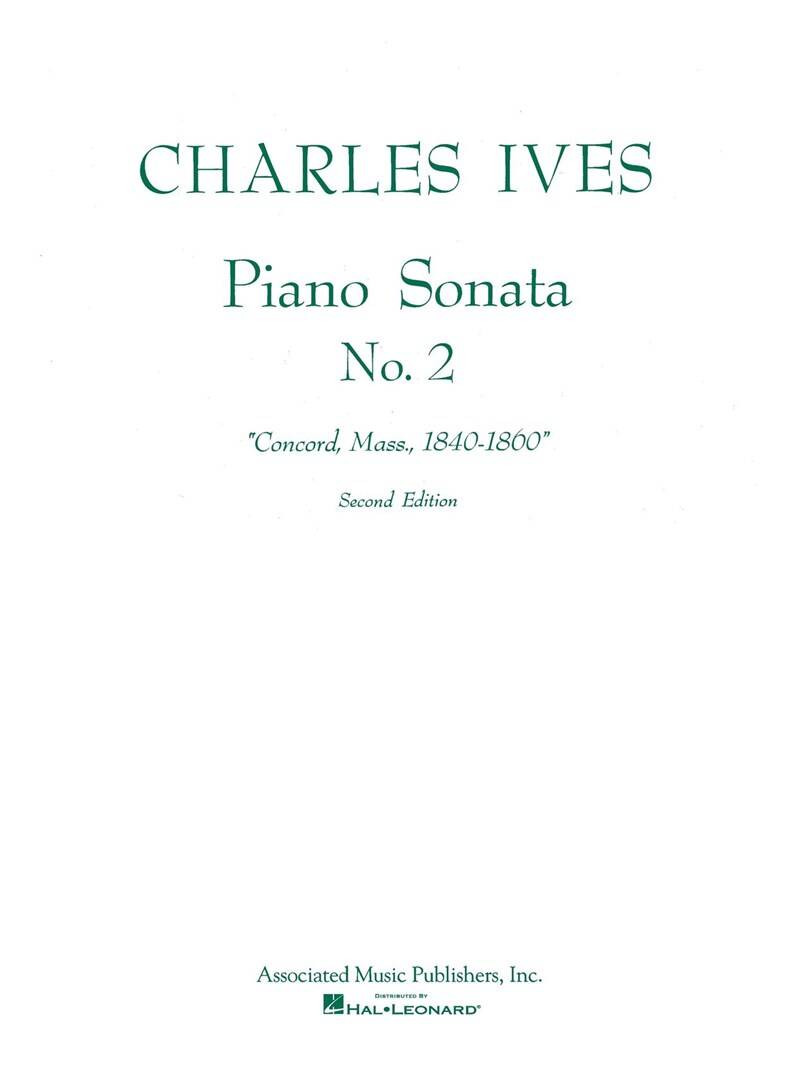 IVES - SONATA - PIANOFORTE