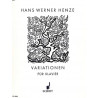 VARIAZIONI - PIANO - HENZE