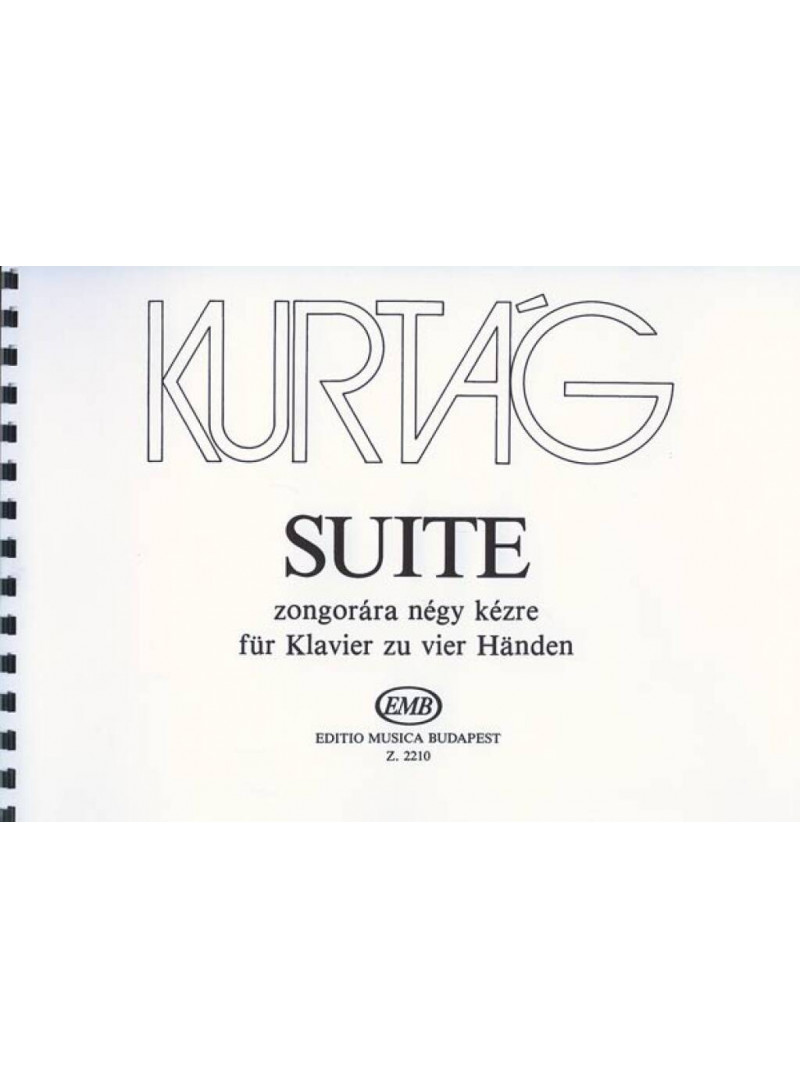 KURTAG - SUITE - PIANO QUATTRO MANI