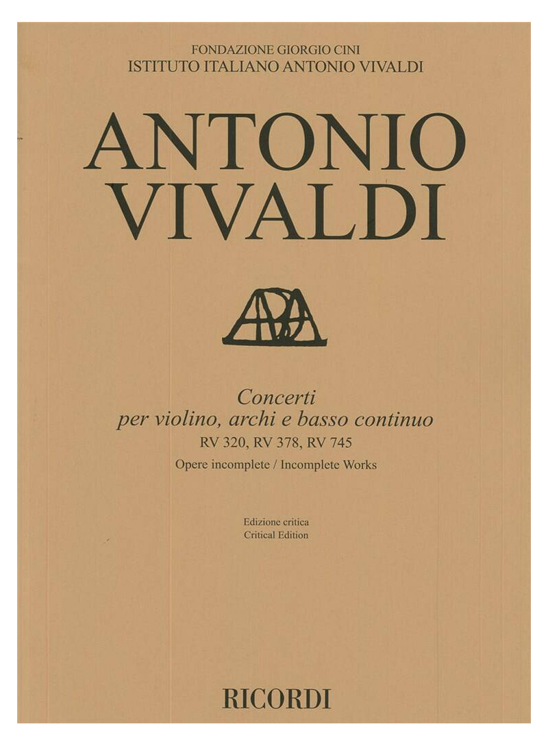 RV 320 RV378 RV745 CONCERTI VIVALDI