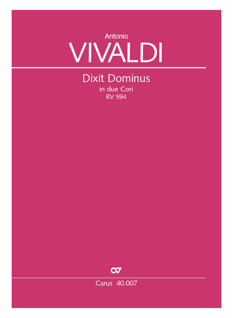 vivaldi - dixit dominus - due cori - rv594