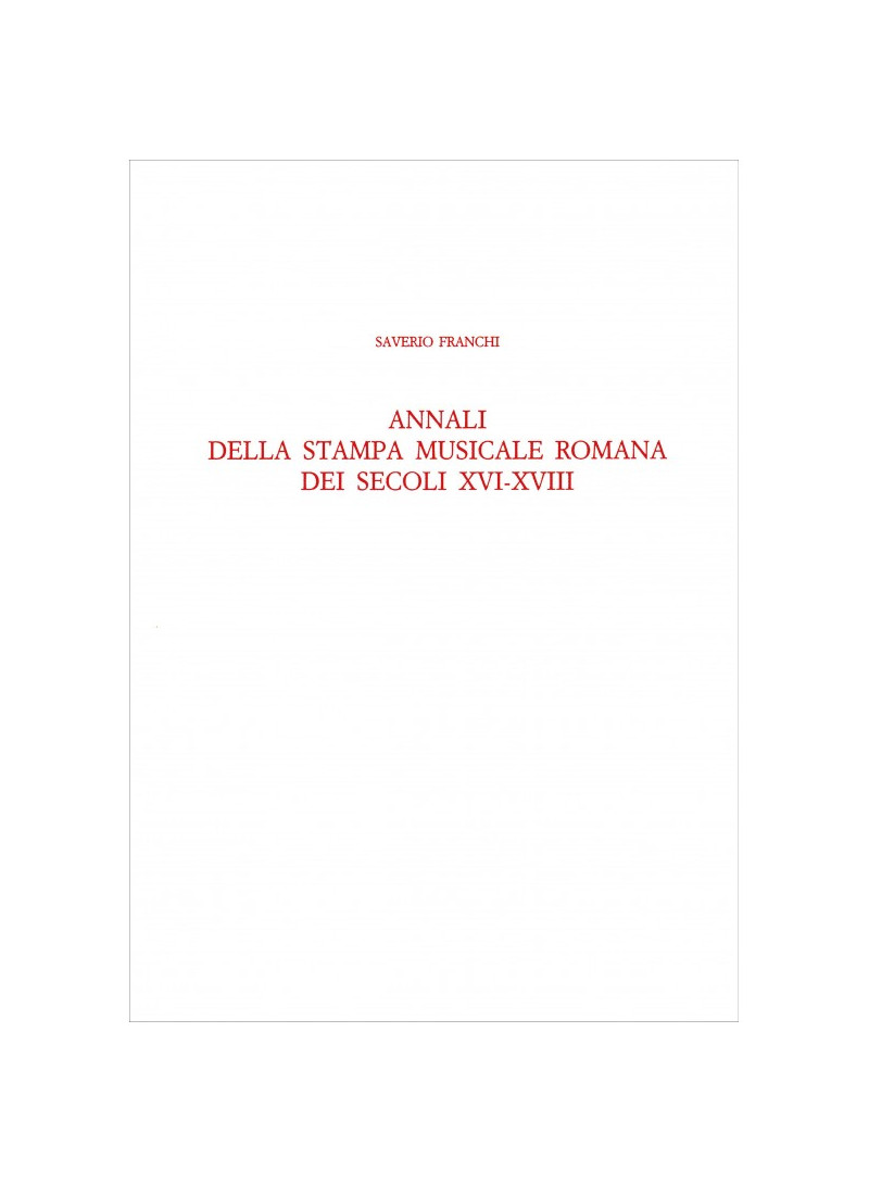 Annali stampa musicale romana