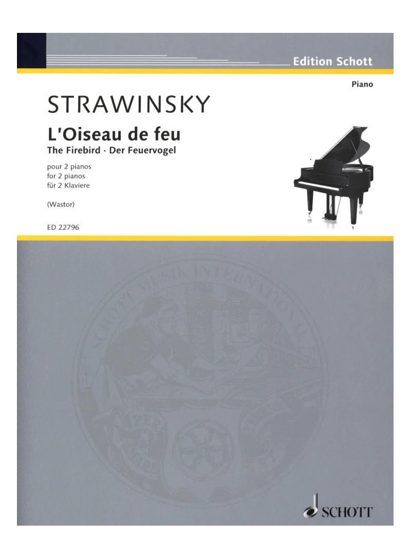 Strawinsky - uccello di fuoco - pianoforte