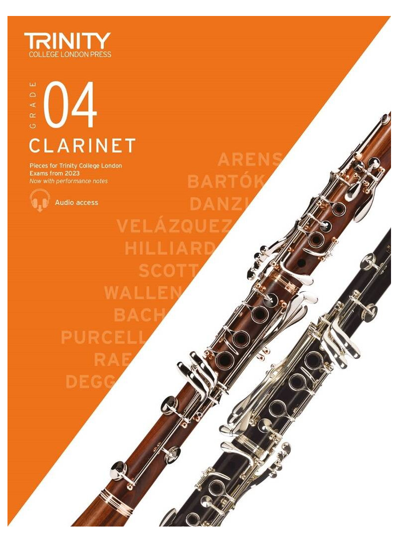 Clarinet 2023 - grade 4 - trinity