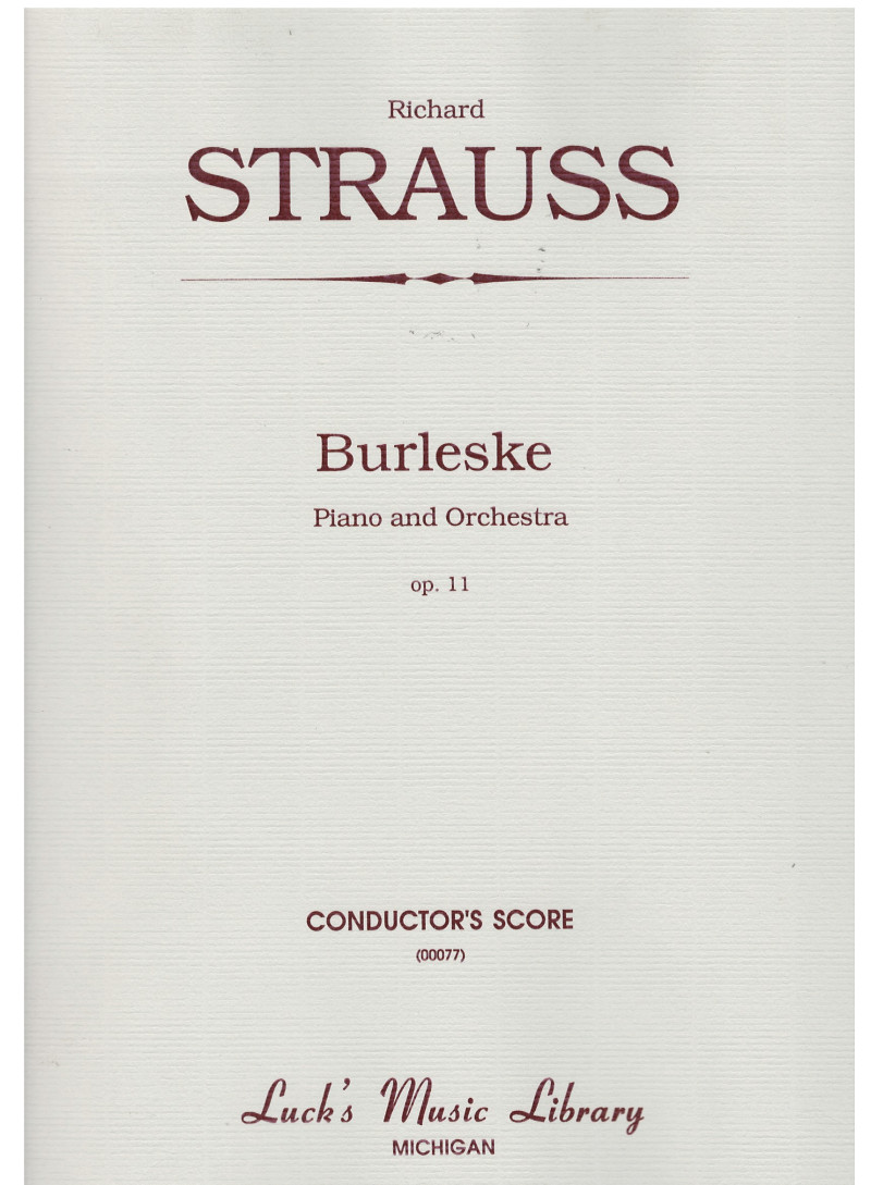 Burleske, for Piano and Orchestra