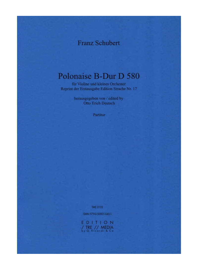 Polonaise B-Dur D580 - SCHUBERT