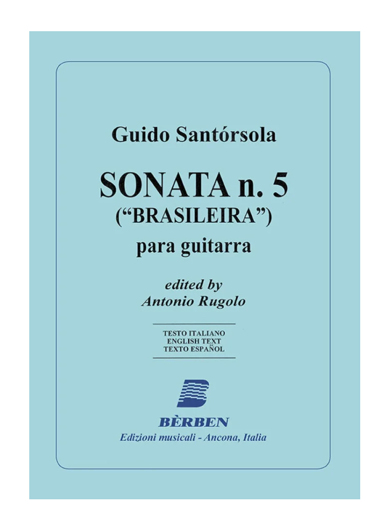 Sonata n. 5 - brasileira - chitarra - santorsola