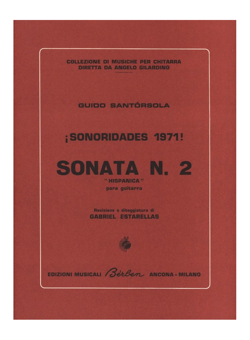 Sonata n. 2 - SANTORSOLA GUIDO - chitarra - hispanica