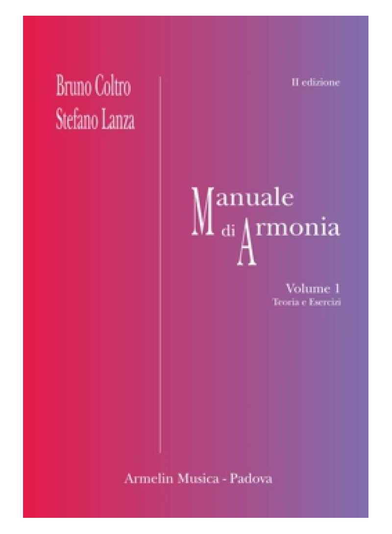 MANUALE ARMONIA LANZA COLTRO