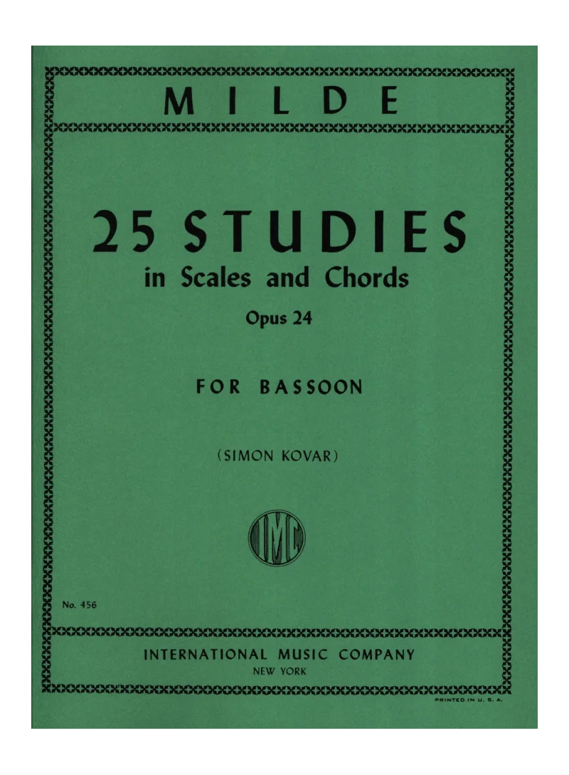 MILDE - 25 STUDIES - FAGOTTO