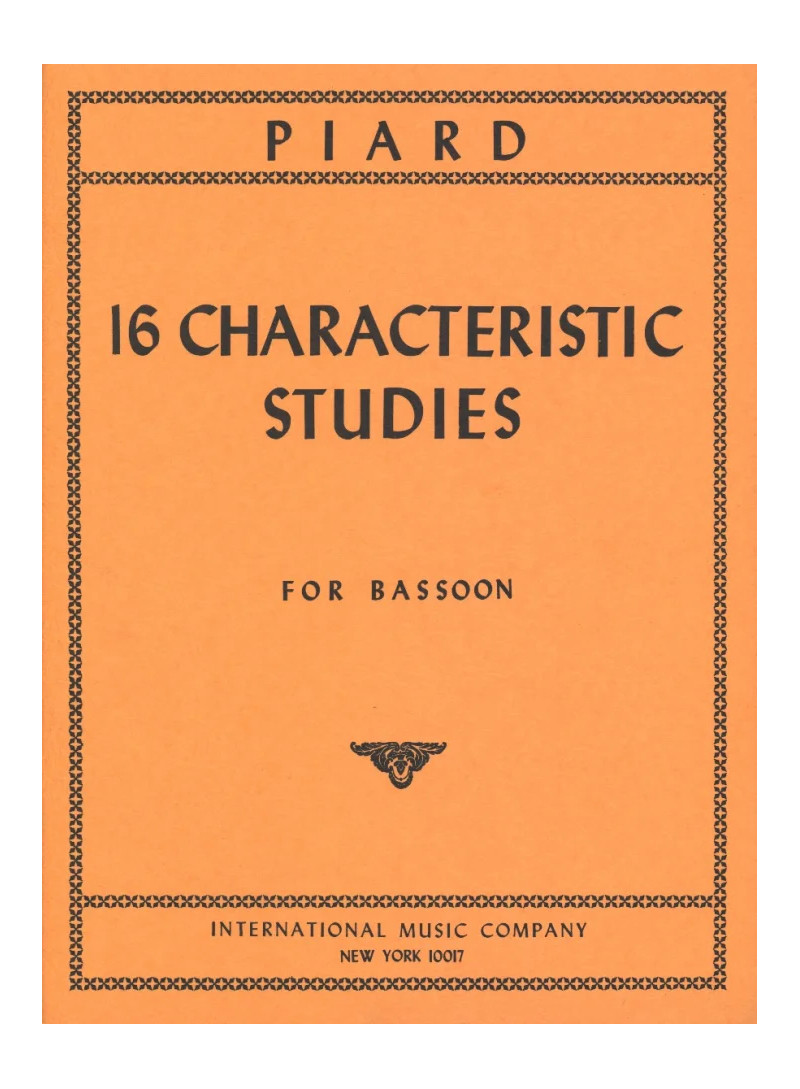 16 characteristic Studies PIARD