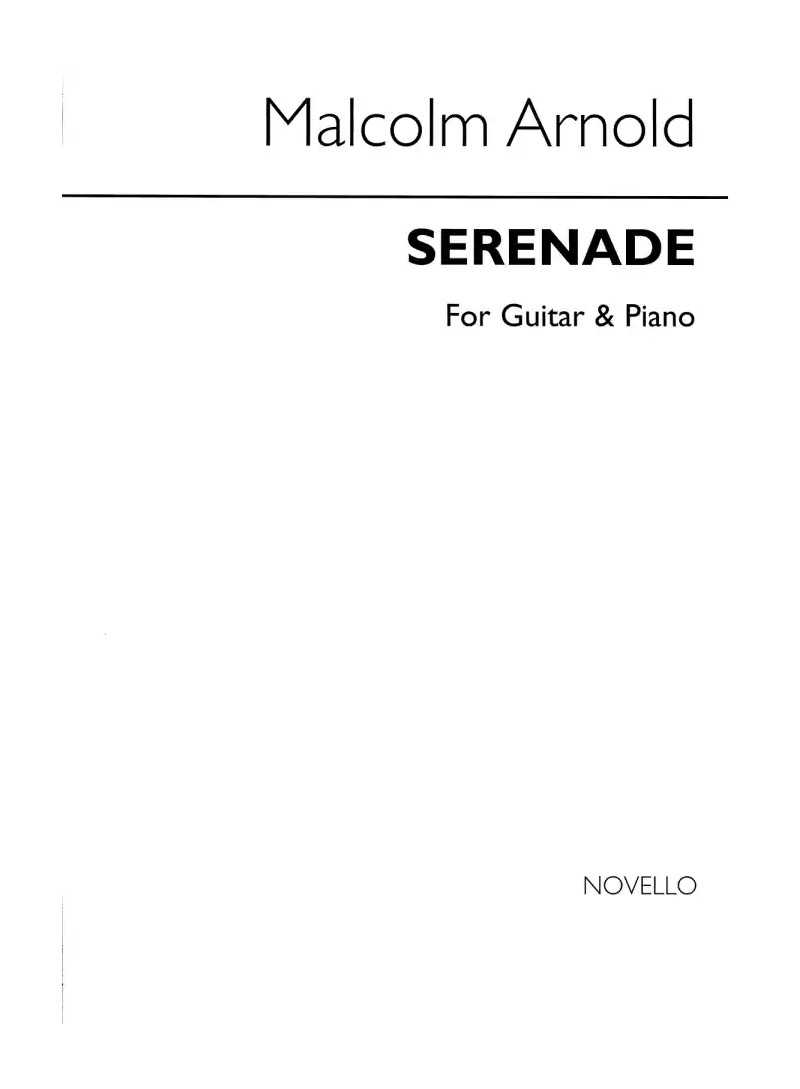 Serenade for guitar e piano - ARNOLD