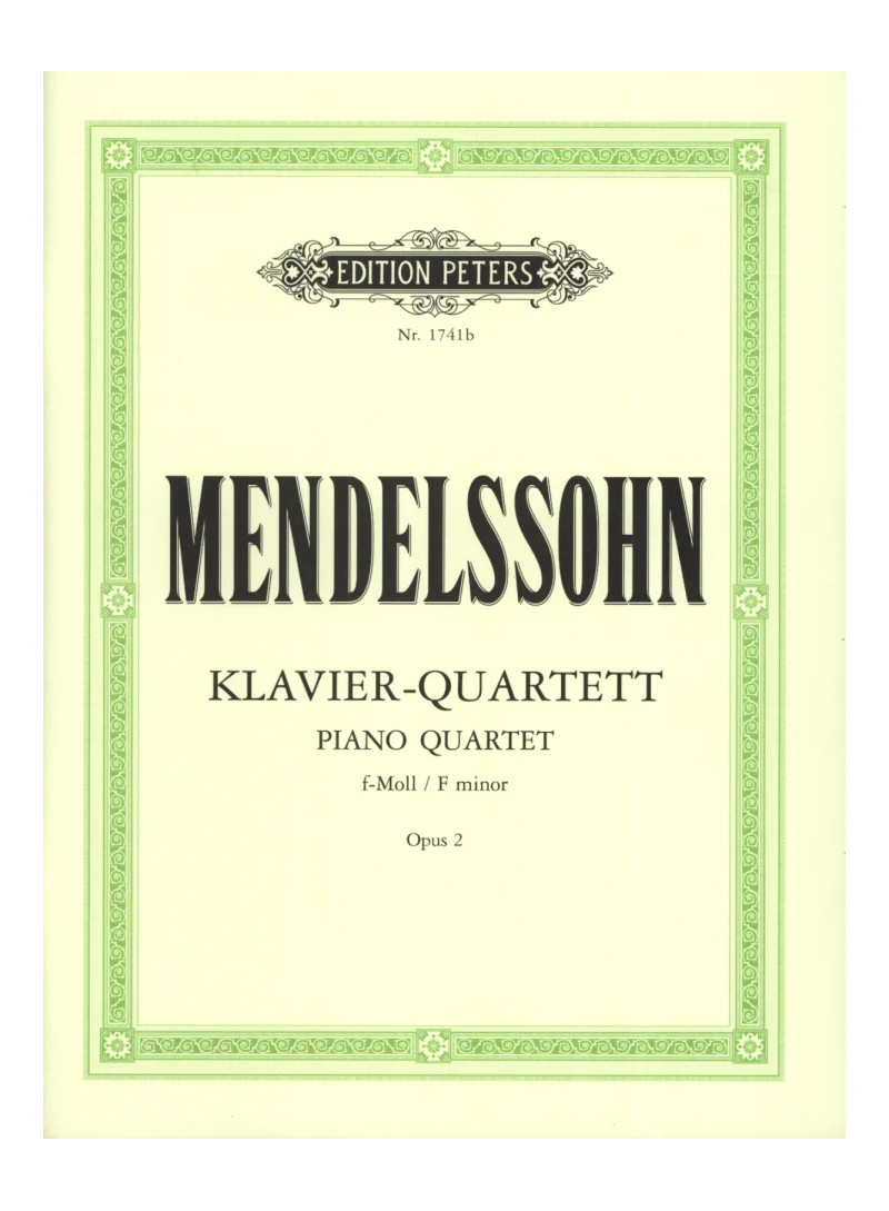 Piano Quartetto f-moll  op.2 Mendelsshon