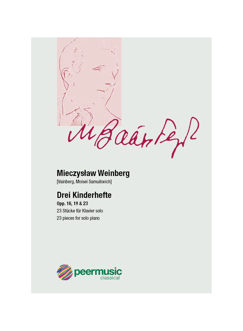 3 Kinderhefte opp.16-19-23 Weinberg - pianoforte