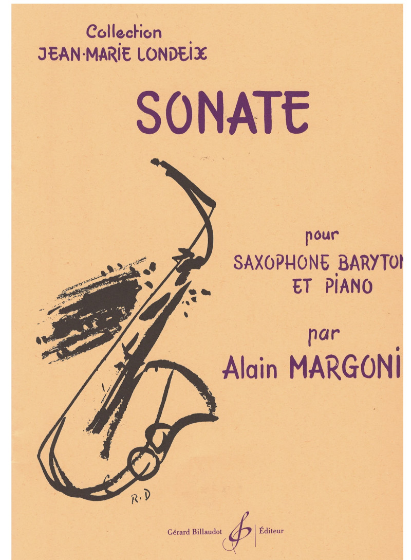 Sonate - Pour Sax Baryton Et Piano