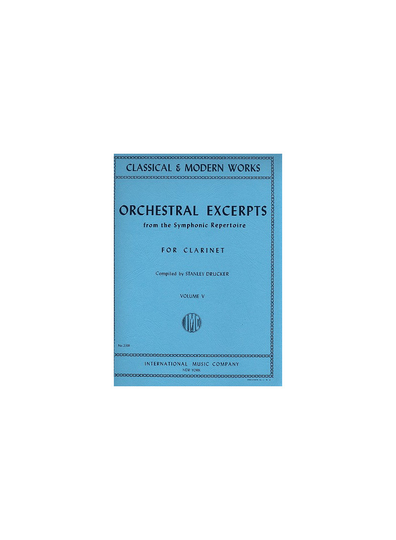 Orchestral Excerpts vol. 5 for clarinet