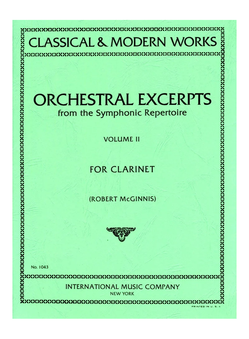 Esercizi Orchestrali clarinetto