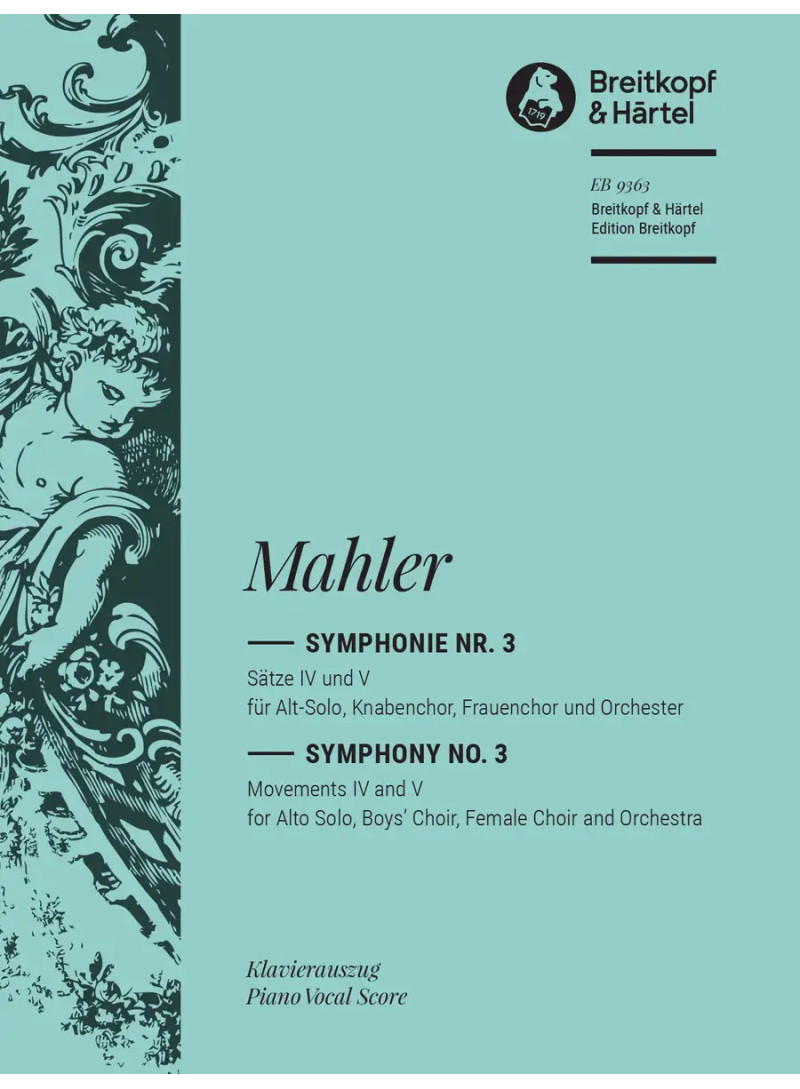 Symphony No. 3 - Mahler - canto e piano