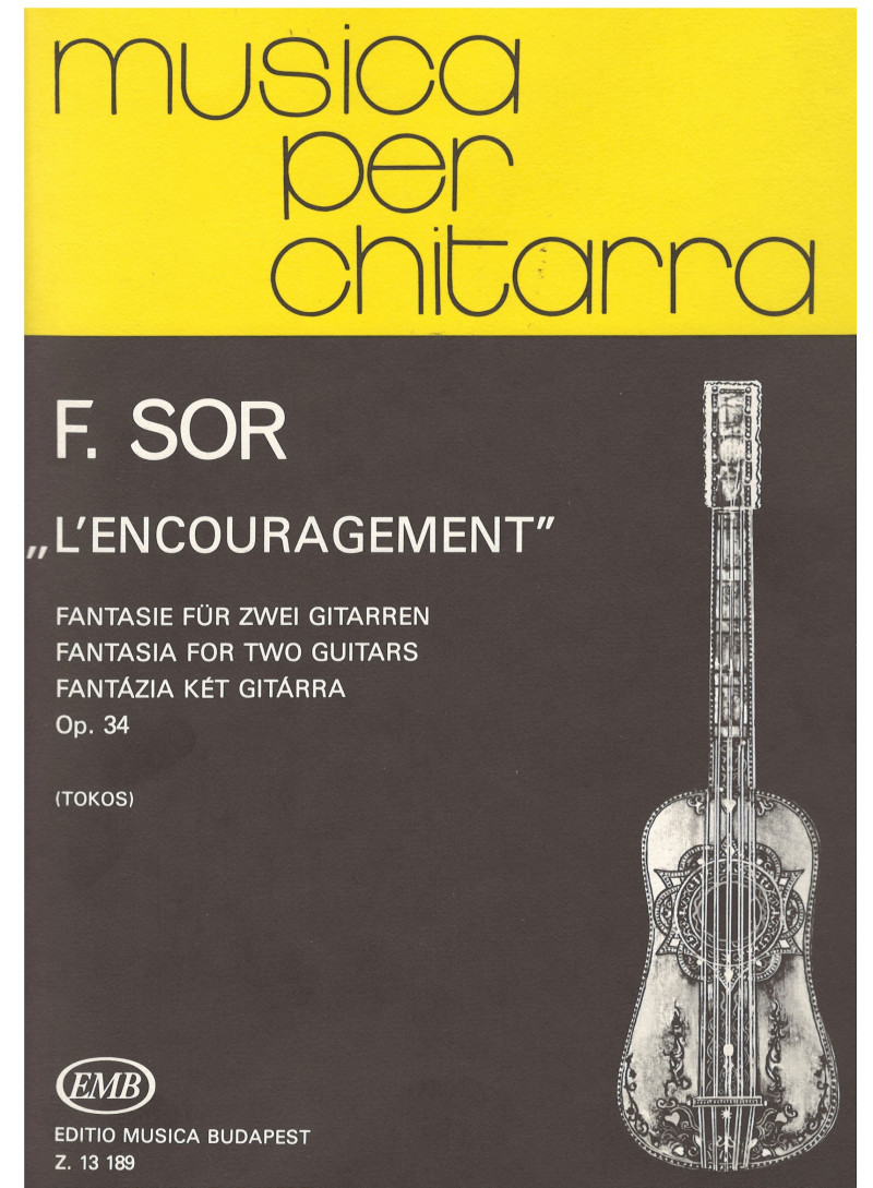 L’Encouragement, op 34 - SOR DUE CHITARRE