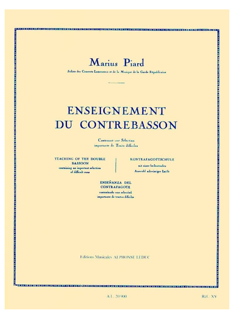 piard - contrabbasso - metodo