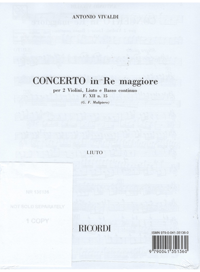 Concerto in Re maggiore RV 93