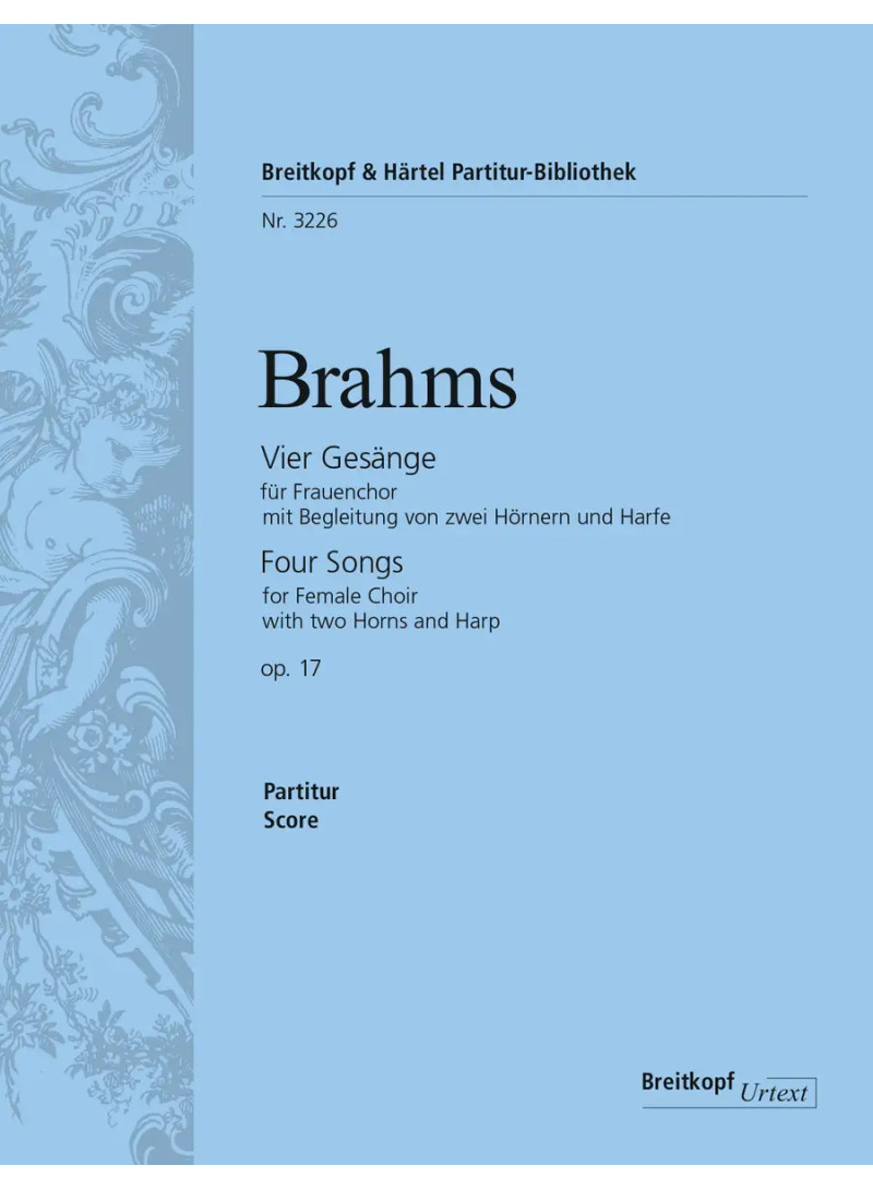 4 CANTI - BRAHMS - voci - corno - arpa