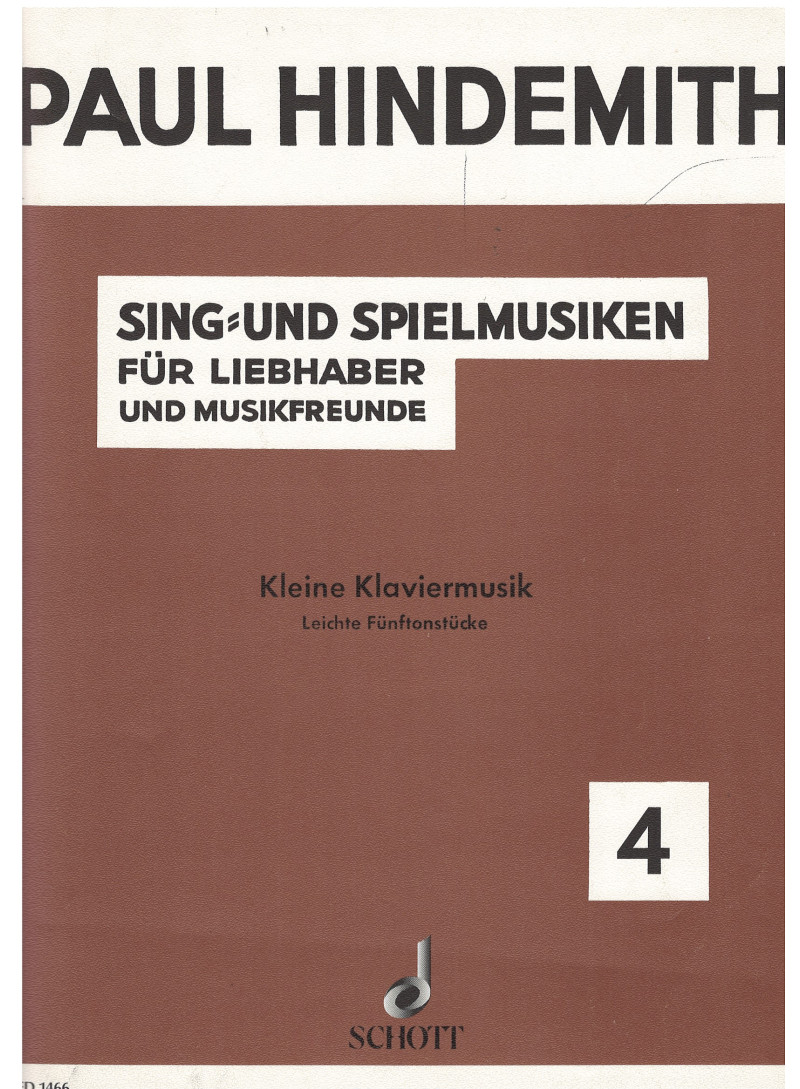 Kleine Klaviermusik op. 45/4