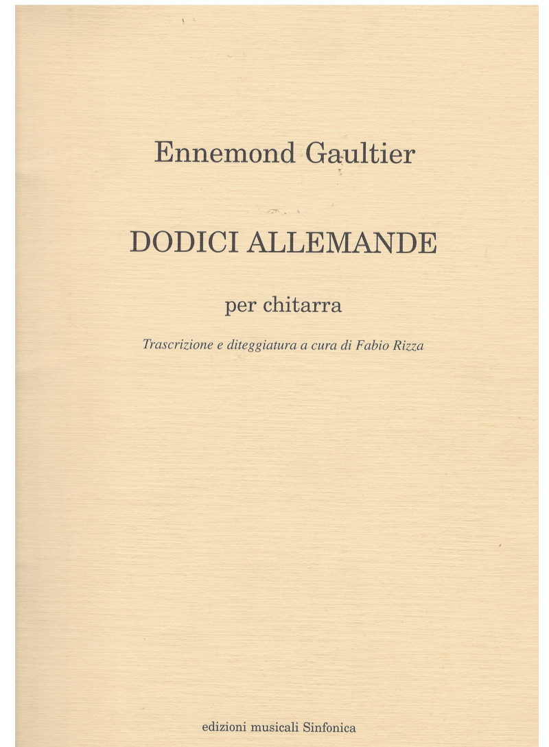 Dodici Allemande per chitarra