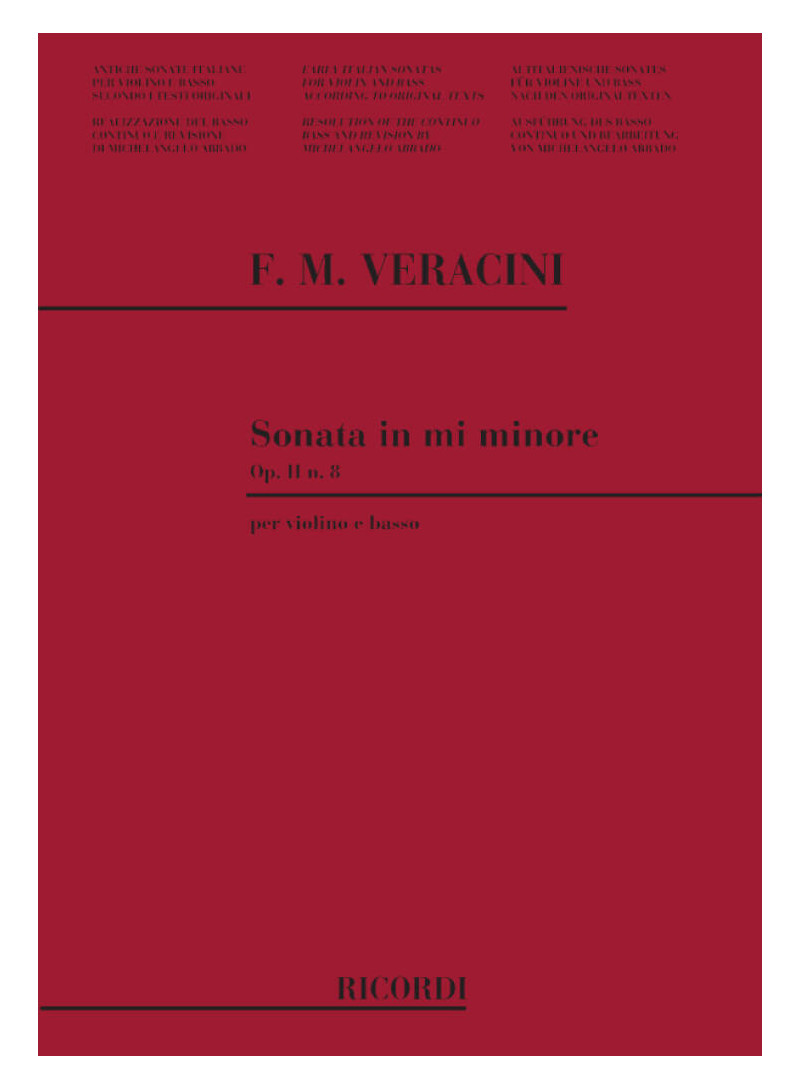 Veracini - sonata - violino e piano