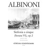 Albinoni, Tommaso: Sinfonia a cinque (Sonata VI) op. 2 g-Moll