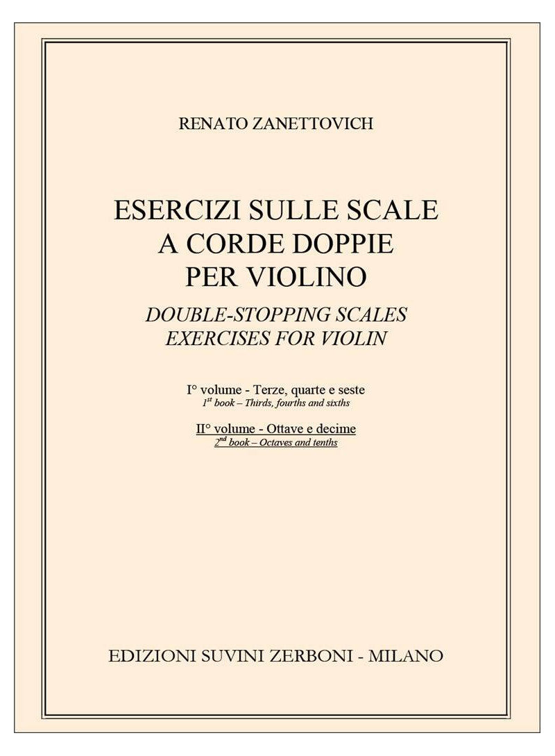 Esercizi sulle scale a corde doppie 2 - VIOLINO - zanettovich